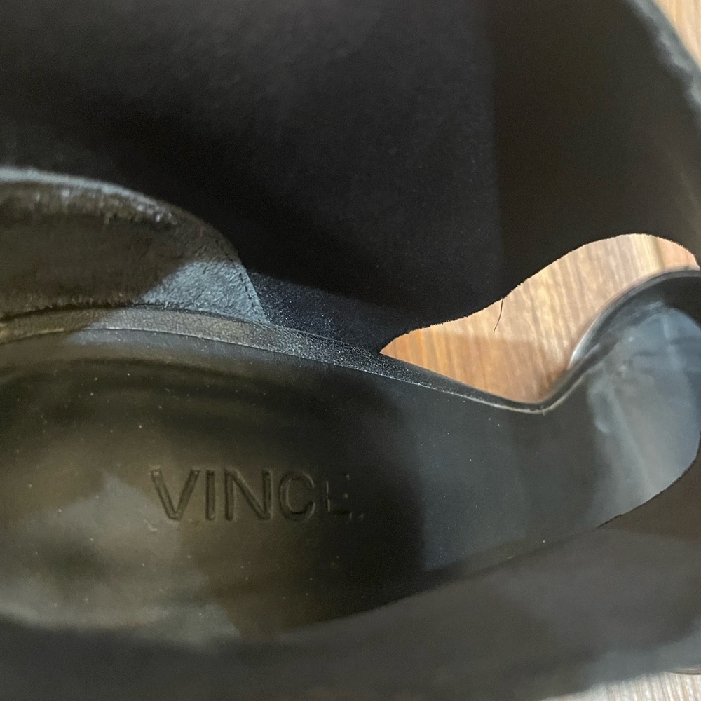 Vince Metallic & Leather Heels - Picture 5 of 11